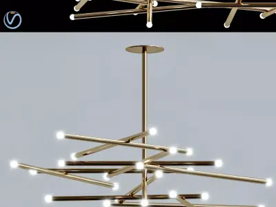 Trendy Light Fixtures 3D model