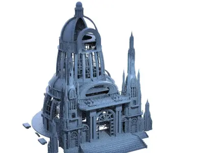 Desert Conjuror Tower 2 3D model