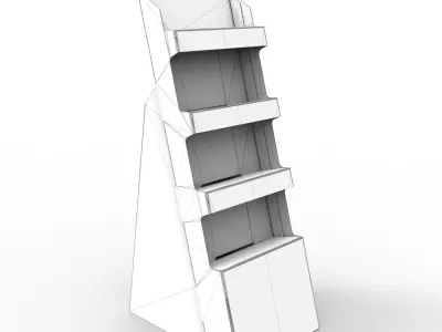 Point of Sale Cardboard Display Stand Texture