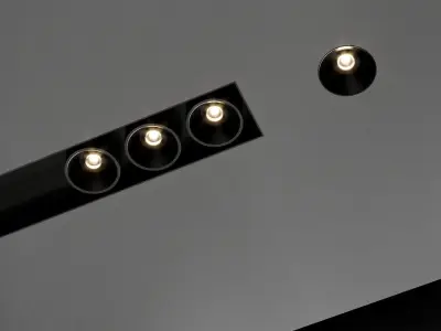 light Set 2 lighting design for modern office 3D model