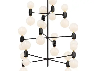 Aballs Chandelier 3D model