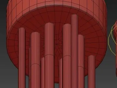 Le Marais Chandelier  12 Light 3D model