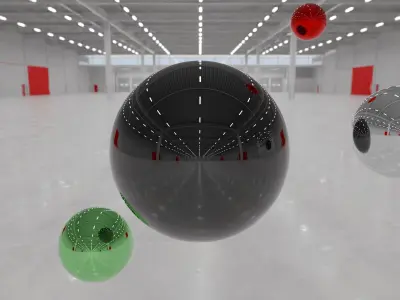 HDRI - Warehouse Interior 6 v1 Texture