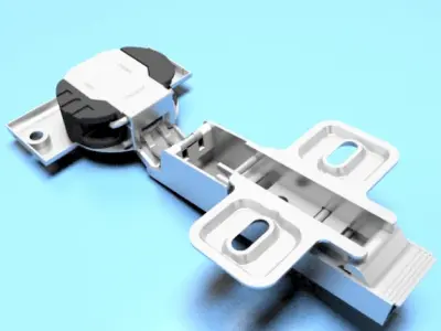 Door Hinge 3D model