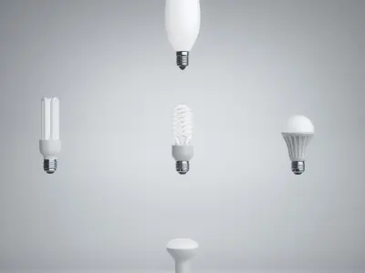 Lights Bulbs 3D Model Pack