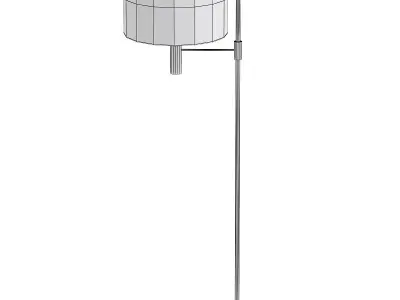 WEEKEND floor lamp with shade 3D model