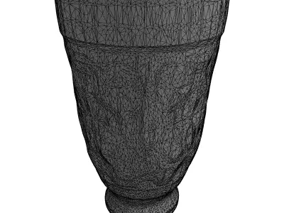 Ornate Engraved Celtic Viking Goblet Low-poly 3D model