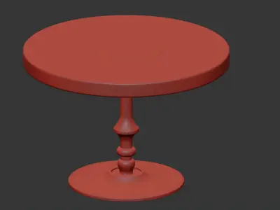 COFFEE TABLE SUE BLACK 3D model