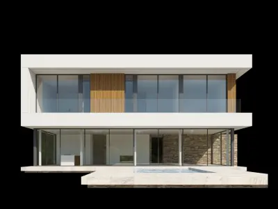 Modern Villa Design 007 3D model