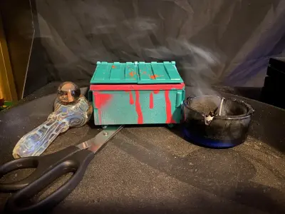 Dab Dumpster 3D print model