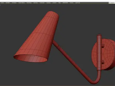 NATI SCONCE Low-poly 3D model