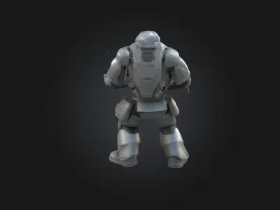 Doom Slayer  Highly Detailed 3D Printable Battle Figurine 3D print model