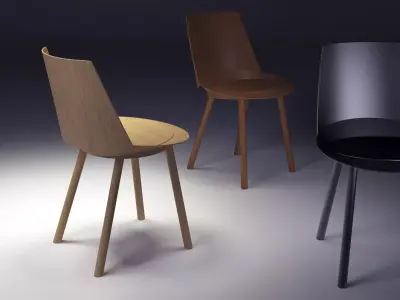 CH04 Houdini chair 3D model