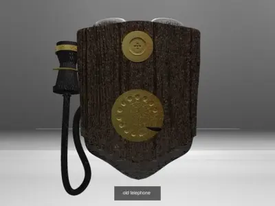 desgin 3d candle with letter l 3D Model Pack