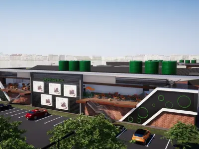 Shopping Mall 3D model shop