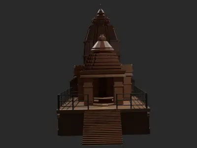  Shri Jagannath Puri Dham Temple 3D Printable Miniature 3D print model