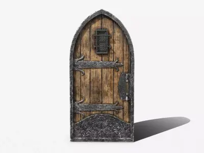 Medieval Door 3D model