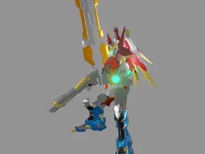 The Mecha Attacker 15 3D model