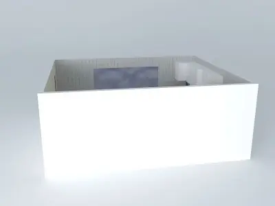 Suelene room with window Free 3D model