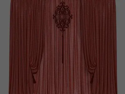 Curtains Set 550 3D model