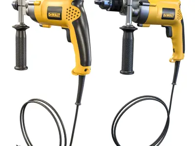 DEWALT Corded Drill 8-Amp 3D model