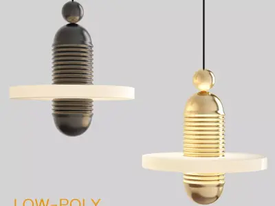 Chance chandelier 3d model Low-poly 3D model