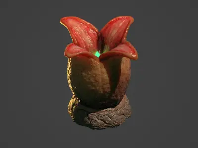 Ovomorph venus flytrap 3D model