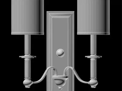 Sconces Hinkley 4792 BN 3D model