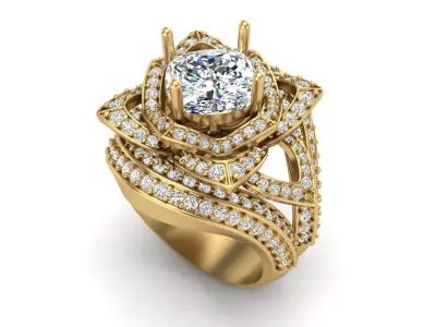 Jewelry ring 217 3D print model