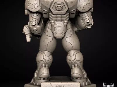 Starcraft Marine 3D Print Model  3D print model