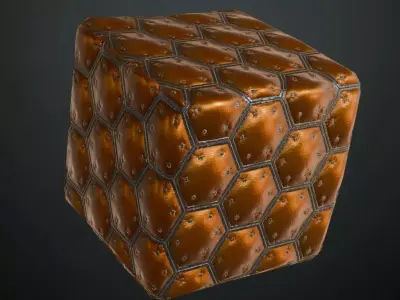 Sci-Fi Wall PBR Seamless Texture