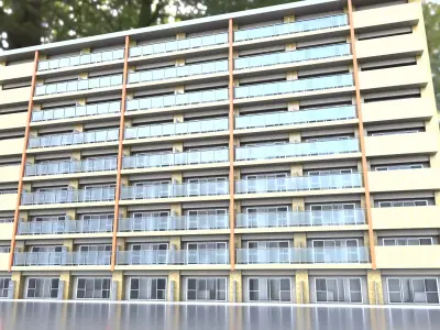 Japanese Apartment 3D model