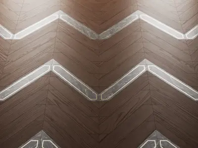 Matita modular geometric wood floor By Foglie D Oro v241 v221 Texture