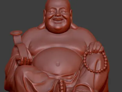 Laughing buddha  3D print model
