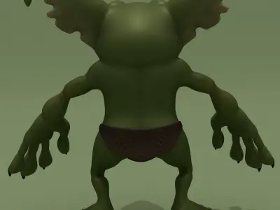Cartoon Fantasy Monster 3D model