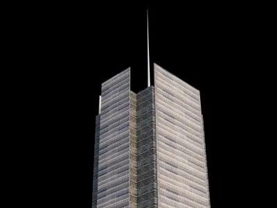The New York Times Building - NYC Low-poly 3D model