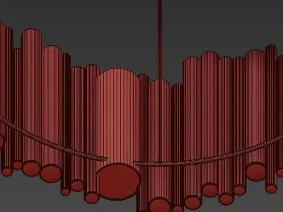 GRANVILLE chandelier 3D model