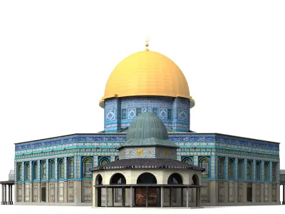 Dome of the Rock Jerusalem 3D model