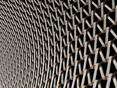 Architectural mesh 3D model
