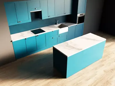 34-Kitchen10 matte 3 3D model