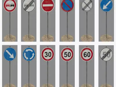 Road Signs Pack 01