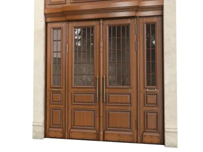 Entrance classic door 69 3D model