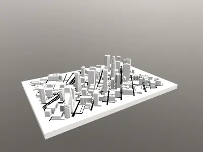 Downtown Los Angeles 3D model