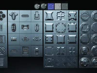 VDM - HARDSURFACE ESSENTIAL ALPHAS 3D model