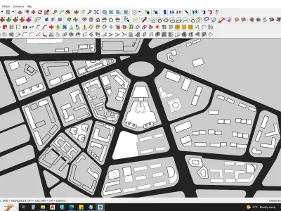 Highrise building Environment 3d model 3D model