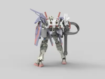Gundam 00 Aile Finish 3D model
