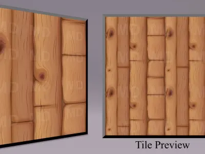 Cartoon Wood Textures Pack 45 - 10x PNG  Texture