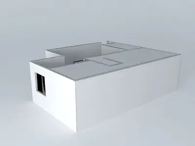 patricia2 house with door Free 3D model