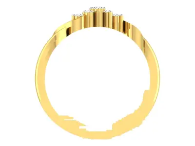Solitaire Engagement Wedding Band Ring 3D print model purchase