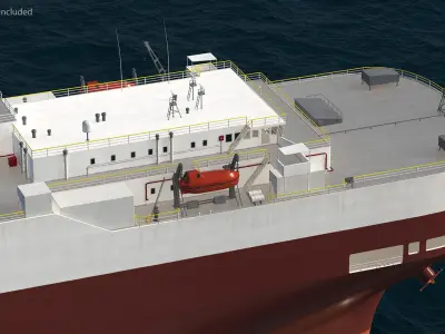  Car Carrier Cargo Ship 